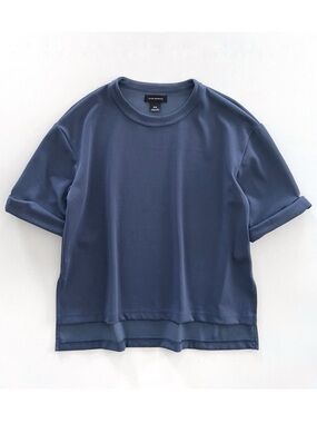 Club Monaco Sandwash Scuba Rolled Sleeve Shirt